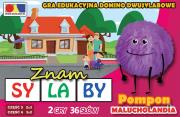 Gra domino. Znam sylaby. Cz. 5 i 6 - zestaw Pompon. Wydawca: KOMLOGO. Dadada.pl Opakowanie Gra domino. Znam sylaby. Cz. 5 i 6 - zestaw Pompon