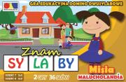 Gra domino. Znam sylaby. Cz. 7 i 8 - zestaw Misia. Wydawca: KOMLOGO. Dadada.pl Opakowanie Gra domino. Znam sylaby. Cz. 7 i 8 - zestaw Misia