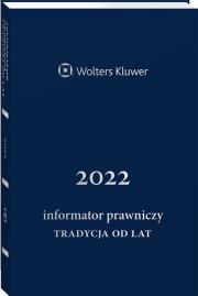 Okładka książki Informator Prawniczy 2022 B6 granatowy