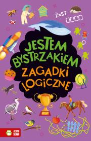 Jestem bystrzakiem. Zagadki logiczne. Autor: Sarna Katarzyna. Dadada.pl Okładka książki Jestem bystrzakiem. Zagadki logiczne
