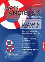 JĘZYK ANGIELSKI. GRAMATYKA. Repetytorium. Egzamin ósmoklasisty. COMBO. Autor: Maria Szukalska, Krzysztof Szukalski. Dadada.pl Okładka książki JĘZYK ANGIELSKI. GRAMATYKA. Repetytorium. Egzamin ósmoklasisty. COMBO