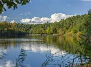 Opakowanie Kalendarz 2021. Jezioro jesień trójdzielny RADWAN