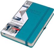 Opakowanie Kalendarz 2022 A5 Dzienny Jazz turkusowy ELEFANT