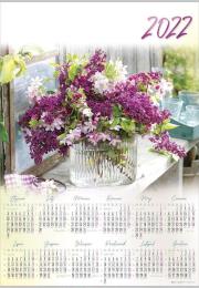 Opakowanie Kalendarz 2022 Jednoplanszowy Bzy PL08