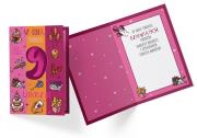 Opakowanie Karnet PR-333 Urodziny 9 dziewczynka