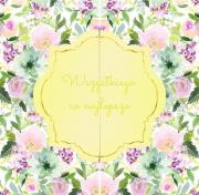 Opakowanie Karnet rozkładany piwonie