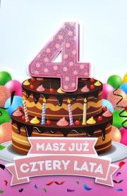 Opakowanie Karnet Urodziny 4 4K - 052