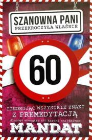 Opakowanie Karnet Urodziny 60 damskie JCX - 016