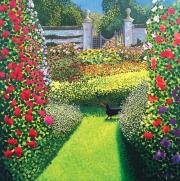 Opakowanie Karnet z kopertą Pies w ogrodzie Easton Walled