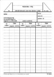 Opakowanie Karta biblioteczna czytelnika 980-5