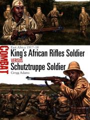 Okładka książki King's African Rifles Soldier vs Schutztruppe Soldier