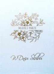 Opakowanie Książeczka welurowa Młodej Parze KM-04