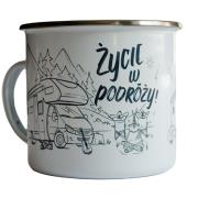 Opakowanie Kubek emaliowany - Życie w podróży!
