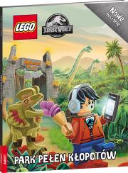 Okładka książki Lego Jurassic World Park pełen kłopotów LWR-6202