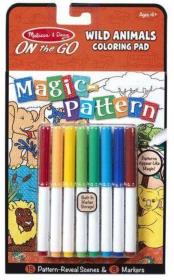 Magic Colouring Pad - Dzikie zwierzęta. Wydawca: Melissa & Doug. Dadada.pl Opakowanie Magic Colouring Pad - Dzikie zwierzęta