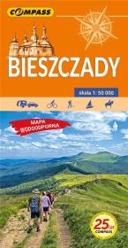 Mapa turystyczna - Bieszczady 1:50 000 w.2021. Autor:   Praca zbiorowa. Dadada.pl Okładka książki Mapa turystyczna - Bieszczady 1:50 000 w.2021