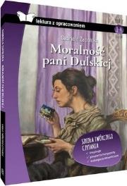 Moralność pani Dulskiej z opracowaniem TW SBM. Autor: Gabriela Zapolska. Dadada.pl Okładka książki Moralność pani Dulskiej z opracowaniem TW SBM