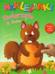 Okładka książki Naklejanki Zwierzęta z lasu