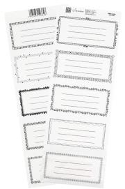 Opakowanie Naklejki na zeszyty No Name - Dziewczynka