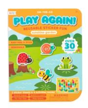 Opakowanie Naklejki wielorazowe mini z grą Play Again Animals