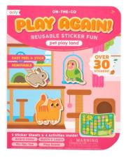 Opakowanie Naklejki wielorazowe mini z grą Play Again Animals