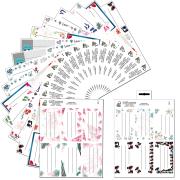 Opakowanie Nalepki na zeszyt Moderno-Fashion 3szt