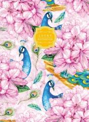 Opakowanie Notatnik ozdobny 145x197/120K kratka TW Pawie