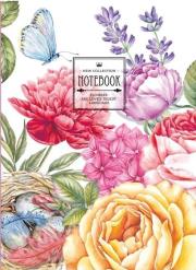 Opakowanie Notatnik ozdobny 145x197/120K kratka TW Piwonie