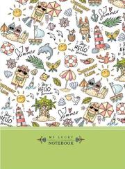 Opakowanie Notatnik ozdobny 145x197/64K kratka TW Plaża