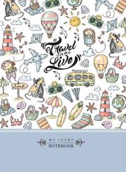 Opakowanie Notatnik ozdobny 145x197/64K kratka TW Podróże