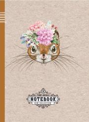 Opakowanie Notatnik ozdobny 145x197/64K kratka TW Wiewiórka