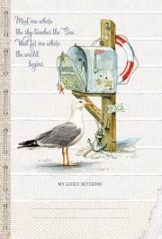 Opakowanie Notatnik ozdobny 145x197/80K kratka TW Mewa