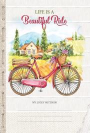 Opakowanie Notatnik ozdobny 145x197/80K kratka TW Rower