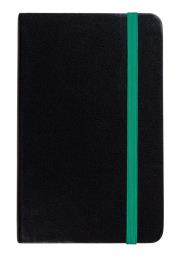 Opakowanie Notes A6 Linia czarny/ zielony ANTRA