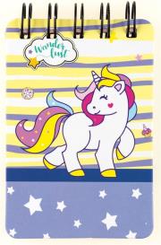 Opakowanie Notes na spirali Unicorn 55K
