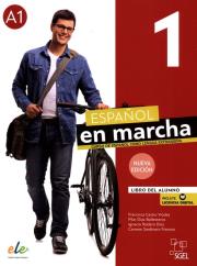 Nuevo Espanol en marcha 1 Podręcznik + zawartość online. Autor: Castro Viudez Francisca, Diaz Ballesteros Pilar. Dadada.pl Okładka książki Nuevo Espanol en marcha 1 Podręcznik + zawartość online