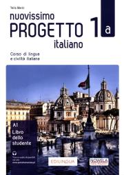 Nuovissimo Progetto Italiano 1A podr. + online. Autor: T. Marin, S. Magnelli. Dadada.pl Okładka książki Nuovissimo Progetto Italiano 1A podr. + online