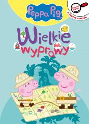 Okładka książki Peppa Pig. Odszukaj różnice. Wielkie wyprawy