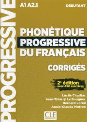 Phonetique progressive du francais debutant 2ed A1-A2.1 klucz do nauki fonetyki języka francuskiego. Autor: Charliac Lucile. Dadada.pl Okładka książki Phonetique progressive du francais debutant 2ed A1-A2.1 klucz do nauki fonetyki języka francuskiego