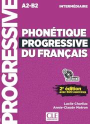 Phonetique progressive du francais intermediaire 2ed A2-B2 podręcznik do nauki fonetyki języka franc. Autor: Charliac Lucile. Dadada.pl Okładka książki Phonetique progressive du francais intermediaire 2ed A2-B2 podręcznik do nauki fonetyki języka franc