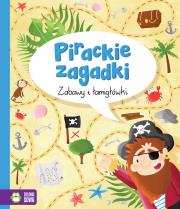 PIRACKIE ZAGADKI ZABAWY I ŁAMIGŁÓWKI - uszkodzone. Autor: Opracowanie zbiorowe. Dadada.pl Okładka książki PIRACKIE ZAGADKI ZABAWY I ŁAMIGŁÓWKI - uszkodzone