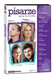 Pisarze. Serial na krótko. Sezon 1 i 2 DVD. Autor: Mikołaj Lizut, Paweł Maślona. Dadada.pl Okładka książki Pisarze. Serial na krótko. Sezon 1 i 2 DVD