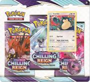 Opakowanie Pokemon TCG: 6.0 Sword&Shild Shiled Chilling Reign Three-Booster Blister Eevee