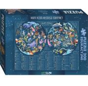 Puzzle 200 - Mapa Nieba Młodego Odkrywcy. Wydawca: Artglob. Dadada.pl Opakowanie Puzzle 200 - Mapa Nieba Młodego Odkrywcy