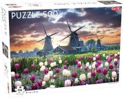 Opakowanie Puzzle Old Mills and Tulips 500