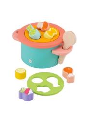 Opakowanie Sorter dla dzieci Garnek drewniany