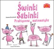 Okładka książki Świnki Sabinki Praktyczna matematyka