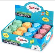 Temperówka podwójna z pojemnikiem mix (12szt) EASY. Wydawca: Easy Stationery. Dadada.pl Opakowanie Temperówka podwójna z pojemnikiem mix (12szt) EASY