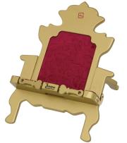 Opakowanie Tron złoty podstawka pod książkę/tablet Throne