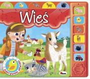Wieś. Odkrywam dźwięki. Autor: Natalia Kawałko-Dzikowska. Dadada.pl Okładka książki Wieś. Odkrywam dźwięki